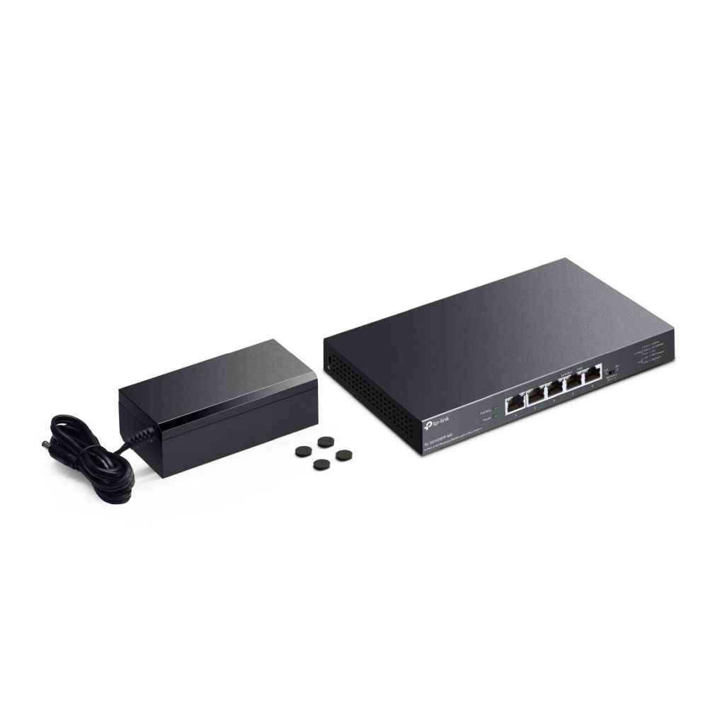 5-Port 2.5G Desktop Switch with 4-Port PoE++ 5-Port 2.5G Desktop Switch with 4-Port PoE++