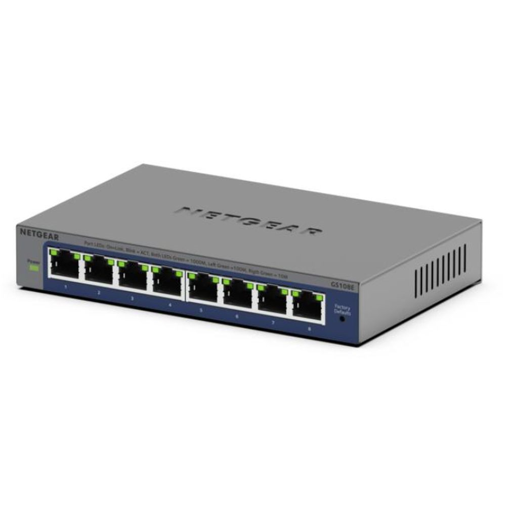 8PT GIGABIT PLUS SWITCH (GS108E) 8PT GIGABIT PLUS SWITCH (GS108E)