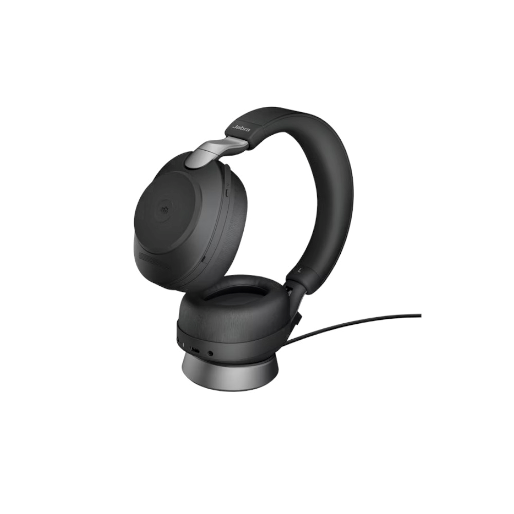 Jabra Evolve2 85 Link380c UC Stereo Stand Black