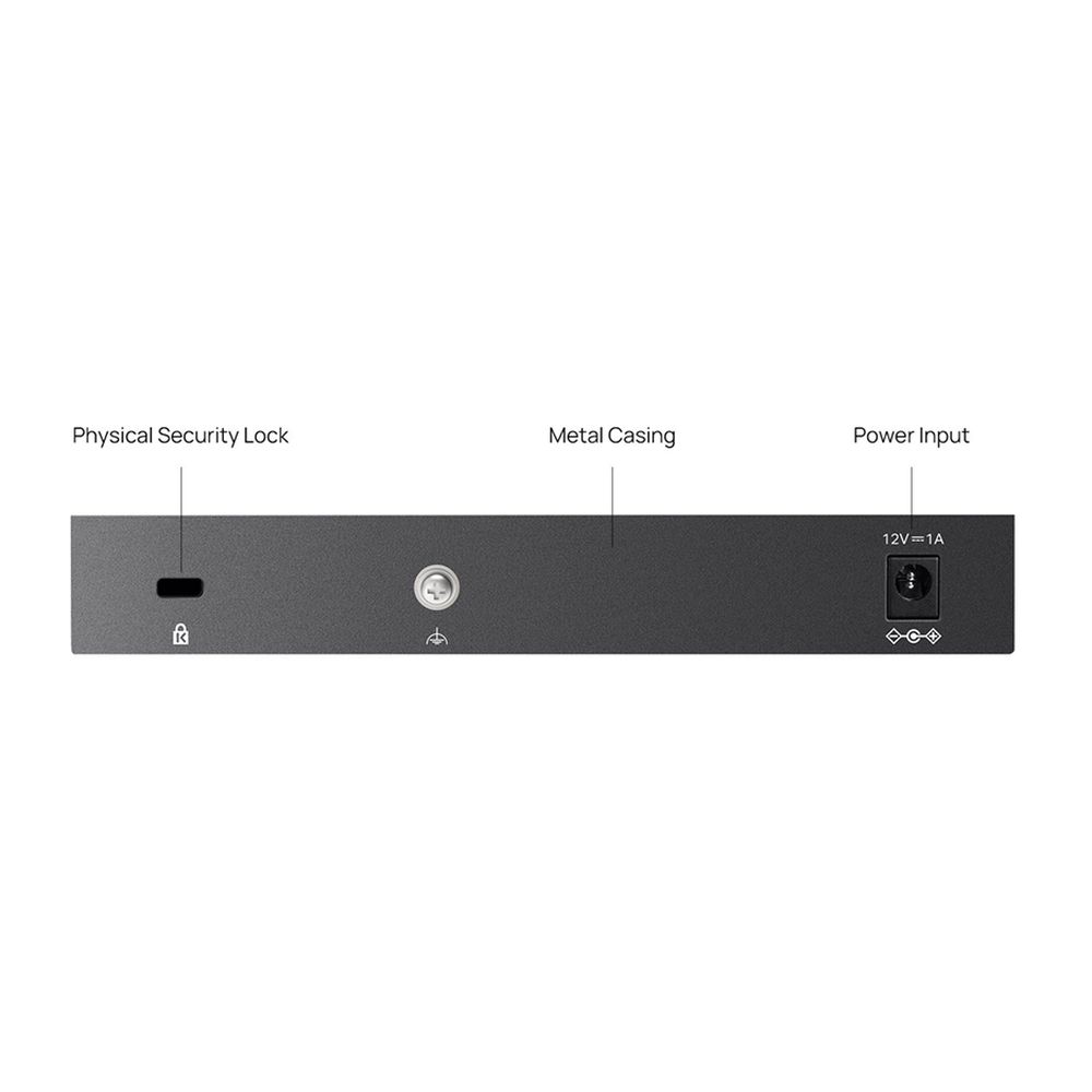 Omada 5-Port 2.5GBASE-T Easy Managed Switch with 1 10GE