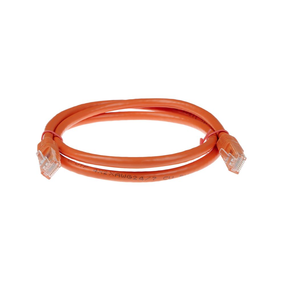Oranje 7 meter U/UTP CAT6A patchkabels Oranje 7 meter U/UTP CAT6A patchkabels