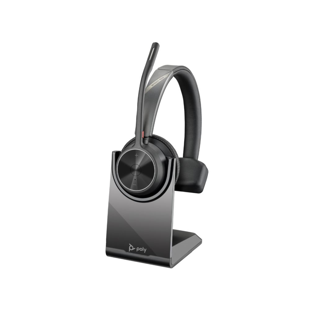Poly BT headset Voyager 4310 UC Mono USB-C teams w/ Charging stand Poly BT headset Voyager 4310 UC Mono USB-C teams w/ Charging stand