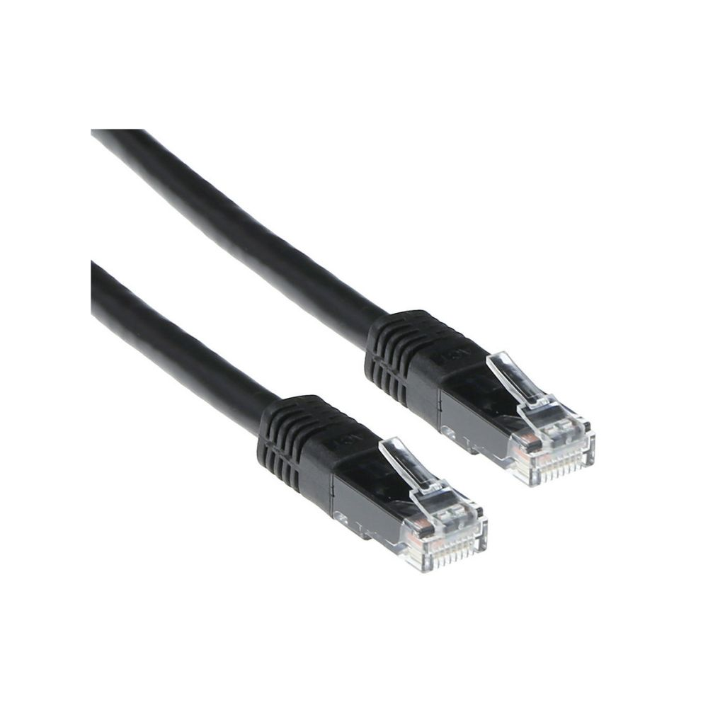 UTP patchcable black 2 m