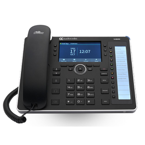 445HD IP-Phone PoE GbE black with integrated BT and Dual Band Wi-Fi