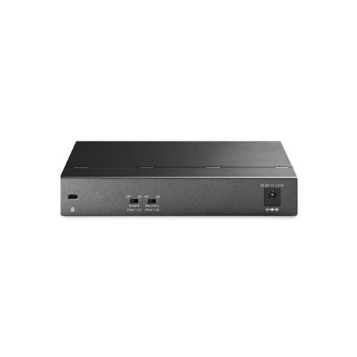 6-Port Gigabit Desktop Switch with 3-Port PoE+ and 1-Port PoE++